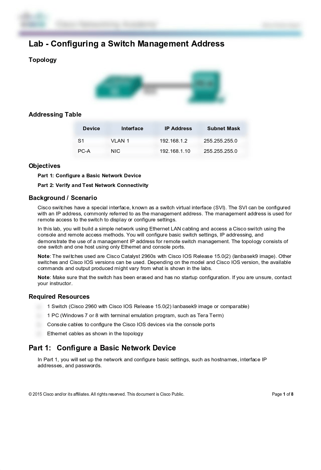 smcneil - 2.3.3.4 Lab - Configuring a Switch Management Address_dfxgm5b17ln_page1