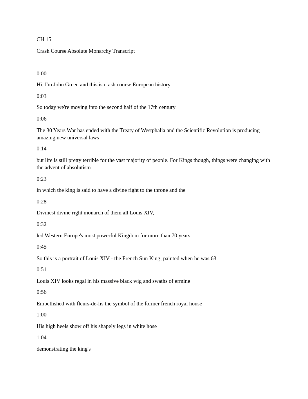 CH 15 Crash Course transcript.docx_dfxqoyv0346_page1