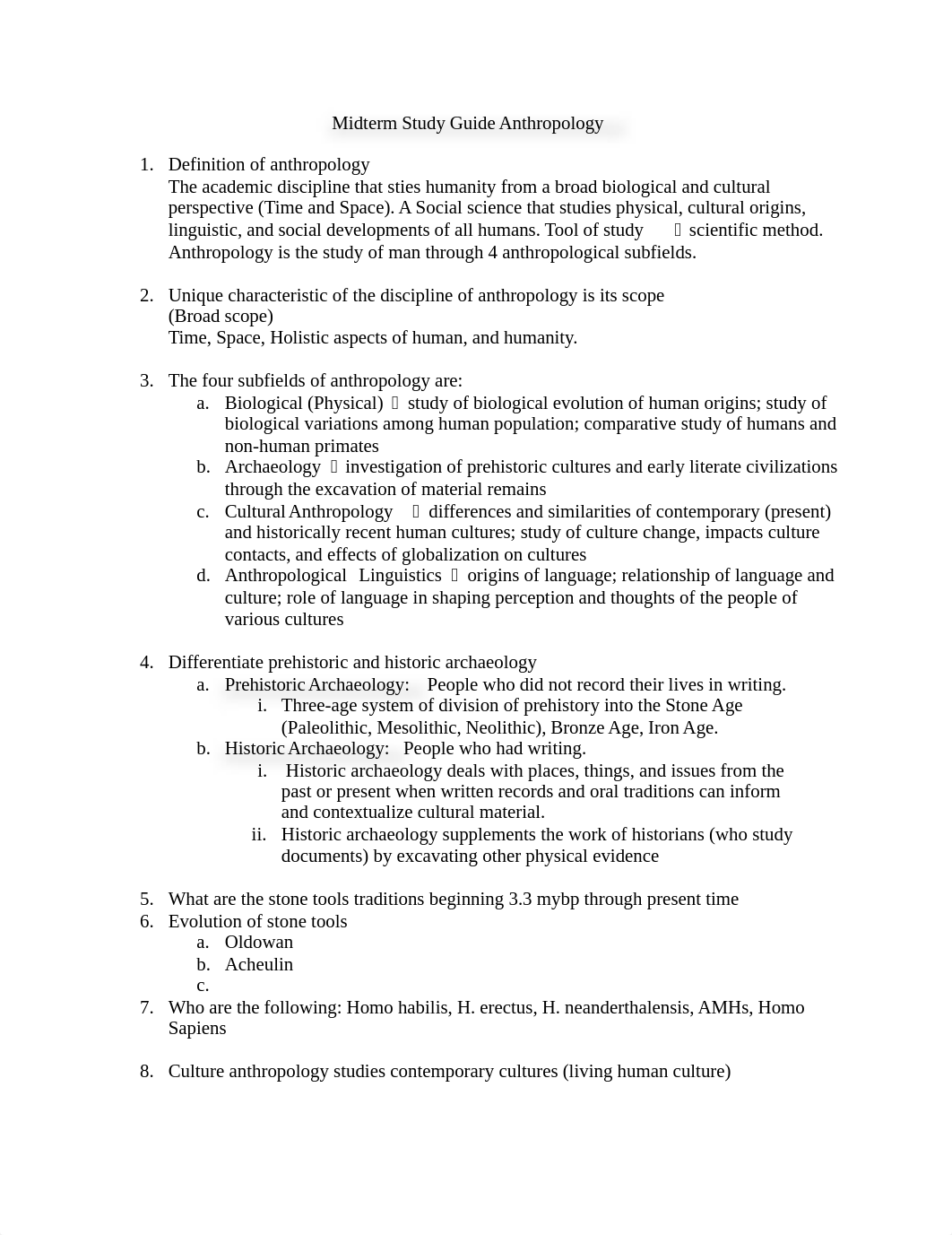 Midterm Study Guide Anthropology.docx_dfy6nw7mp59_page1