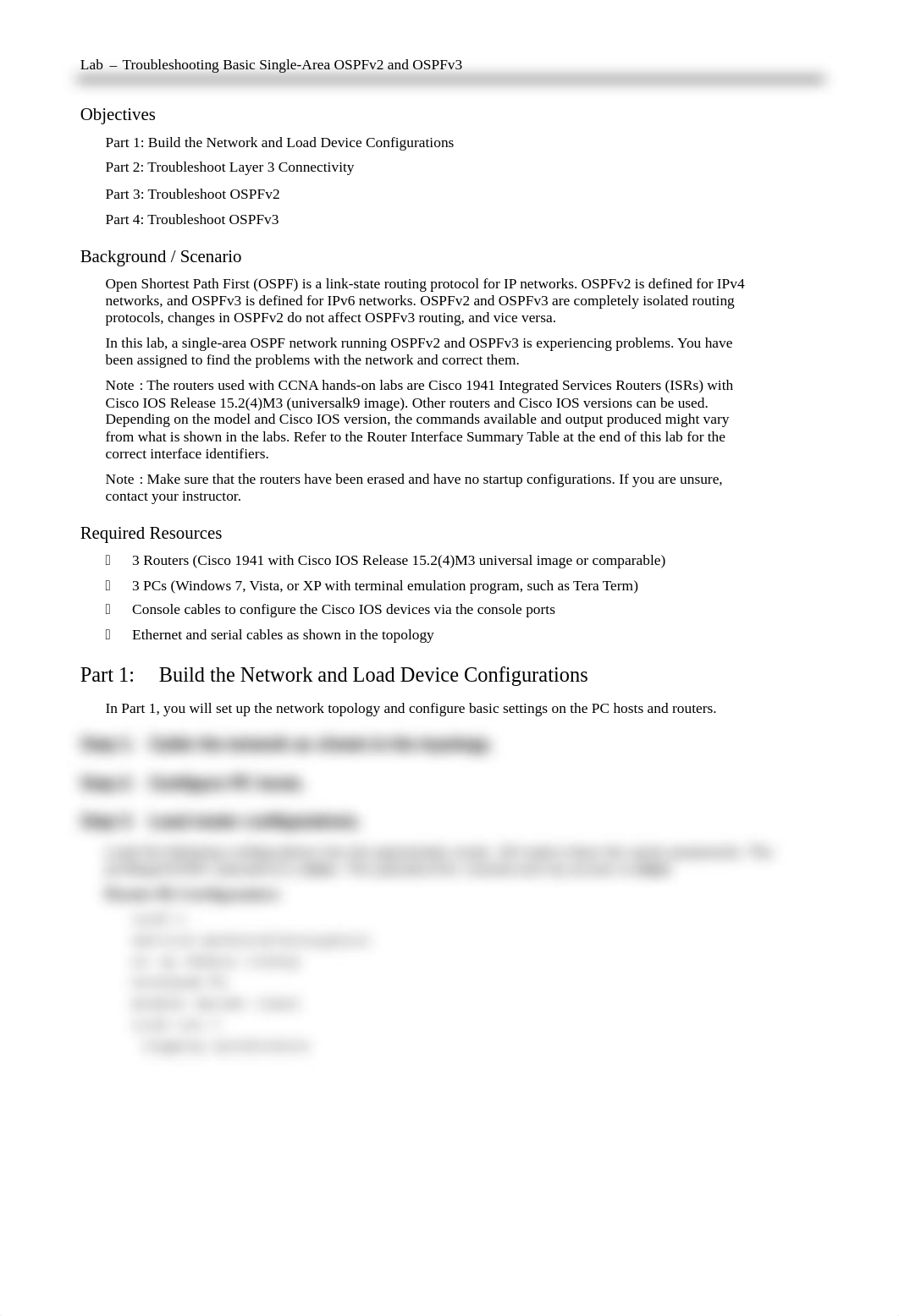 10.2.3.3 Lab - Troubleshooting Basic Single-Area OSPFv2 and OSPFv3.pdf_dfyillai12h_page3