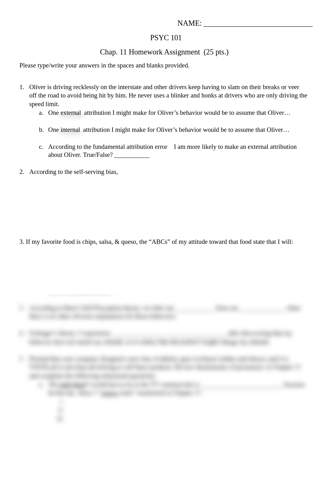 PSYC 101 Chapter 11 Homework 25 points.docx_dfz1s5v03gt_page1