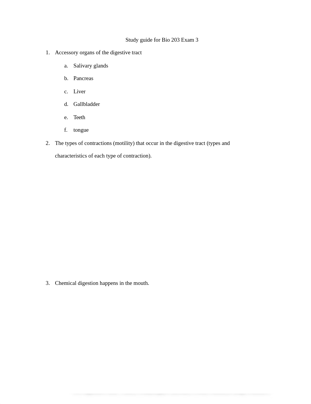 Study guide for Bio 203 Exam 3.docx_dfz9d93nfyd_page1