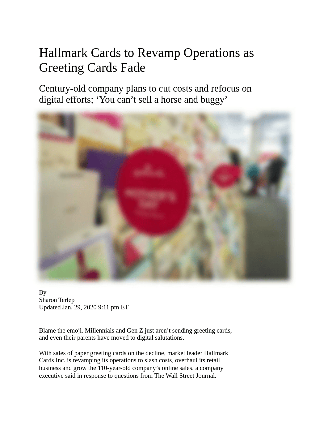 Hallmark Cards to Revamp Operations as Greeting Cards Fade.docx_dfzdldecrbr_page1