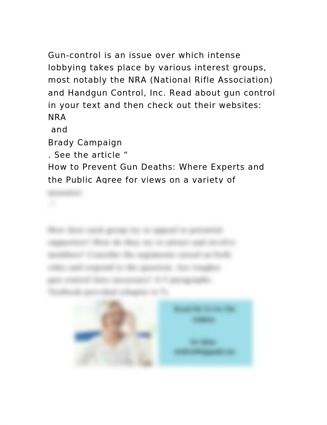 Gun-control is an issue over which intense lobbying takes place by v.docx_dfzjslxl9o4_page2