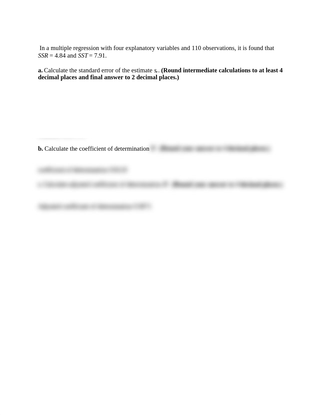 In a multiple regression with four explanatory variables and 110 observations.docx_dfzotxtva9e_page1