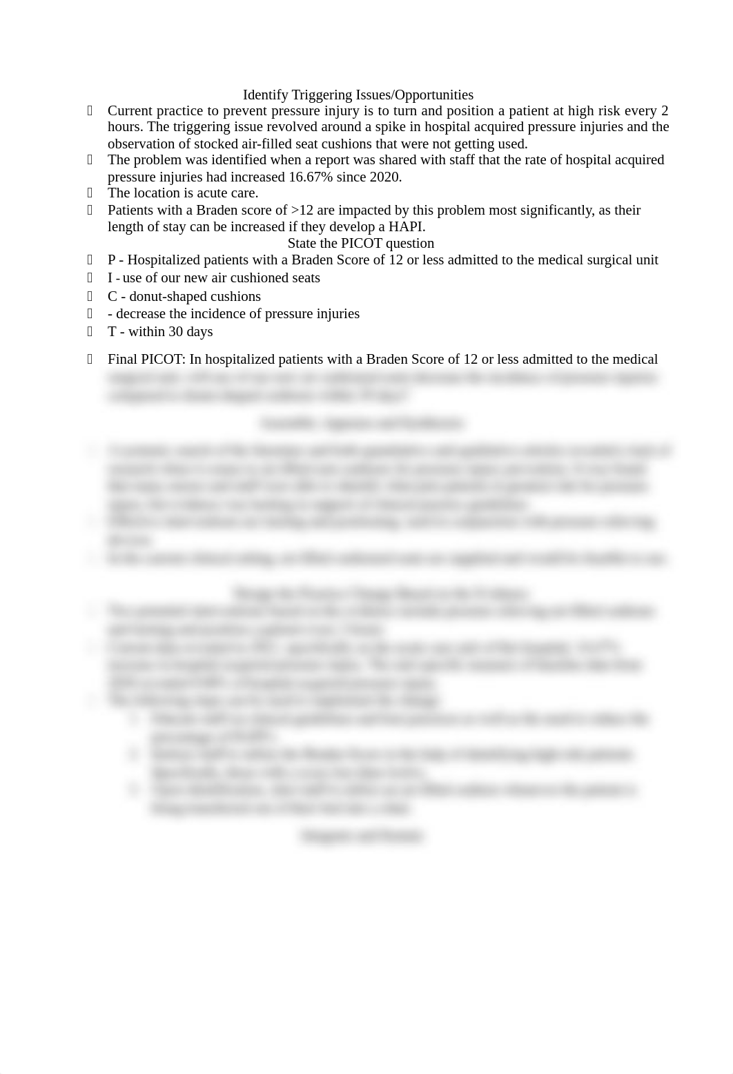 NU 317 - IOWA Model for EBP - Pressure Injury.docx_dfzy34uucnf_page1