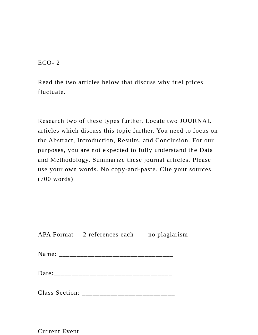 ECO- 2Read the two articles below that discuss why fuel pric.docx_dg09fq2ufj8_page2