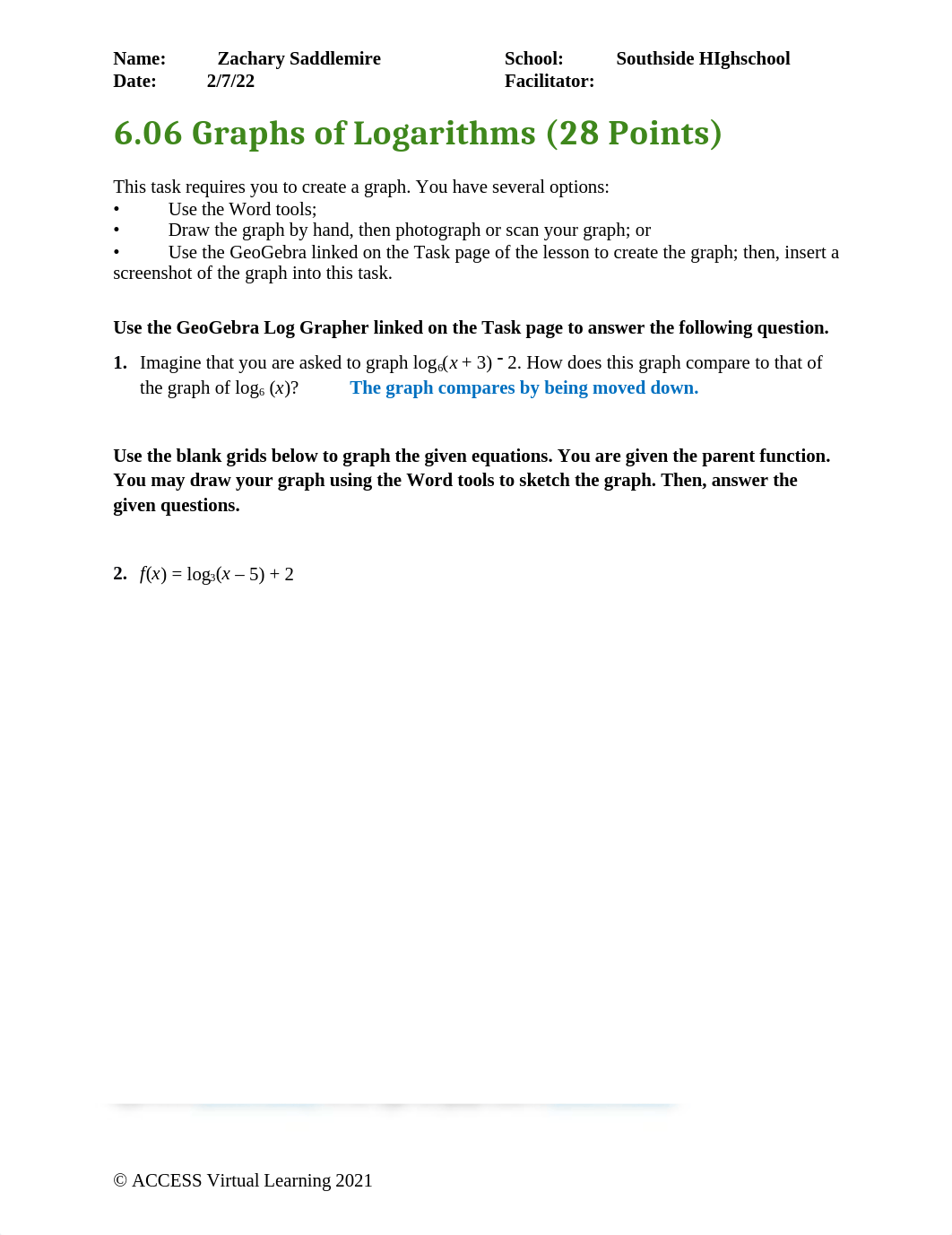 6.06 Graphs of Logarithms.docx_dg0dbmrrzz0_page1