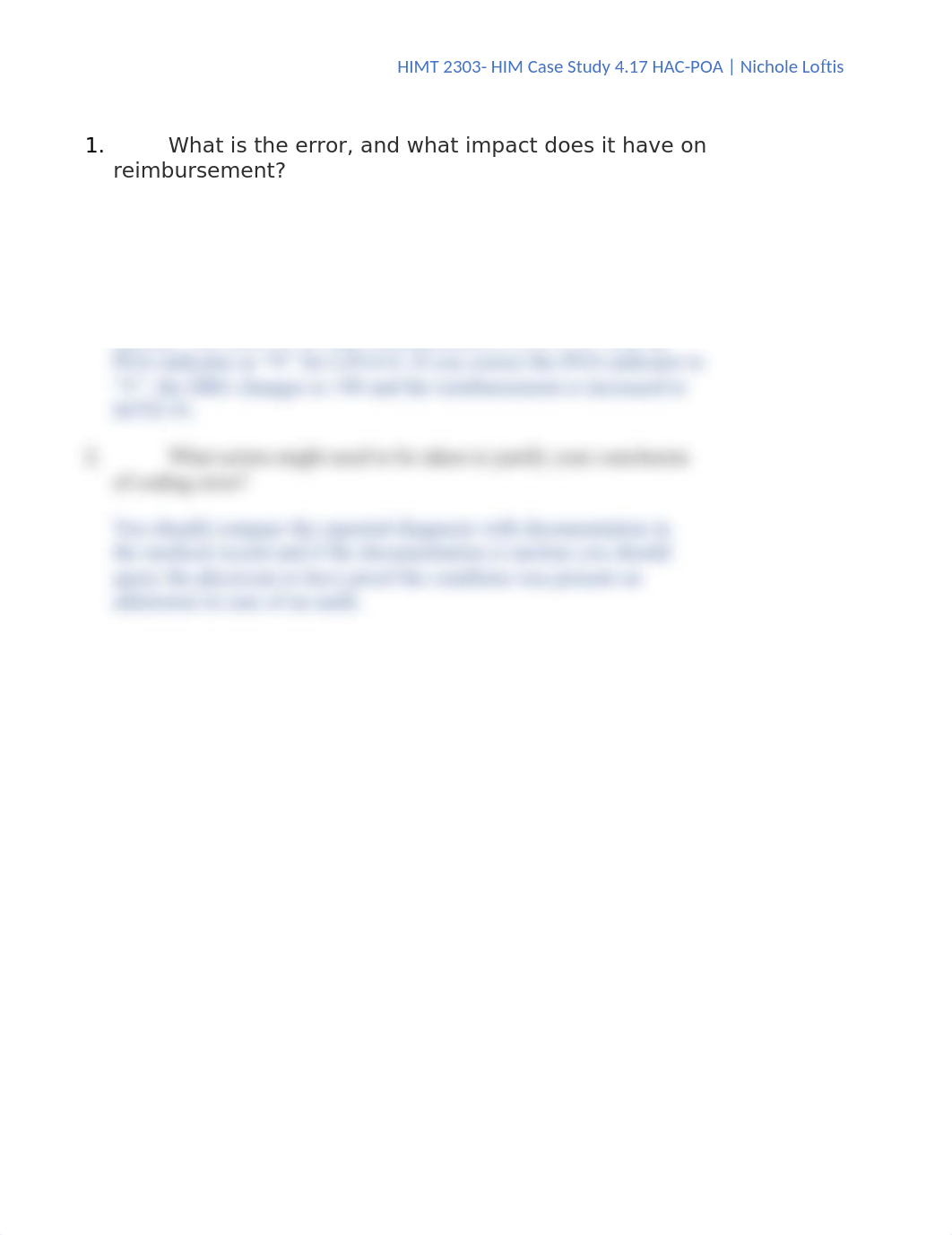 HIMT 2303- HIM Case Study 4.17 HAC-POA .docx_dg0eww3exg2_page1