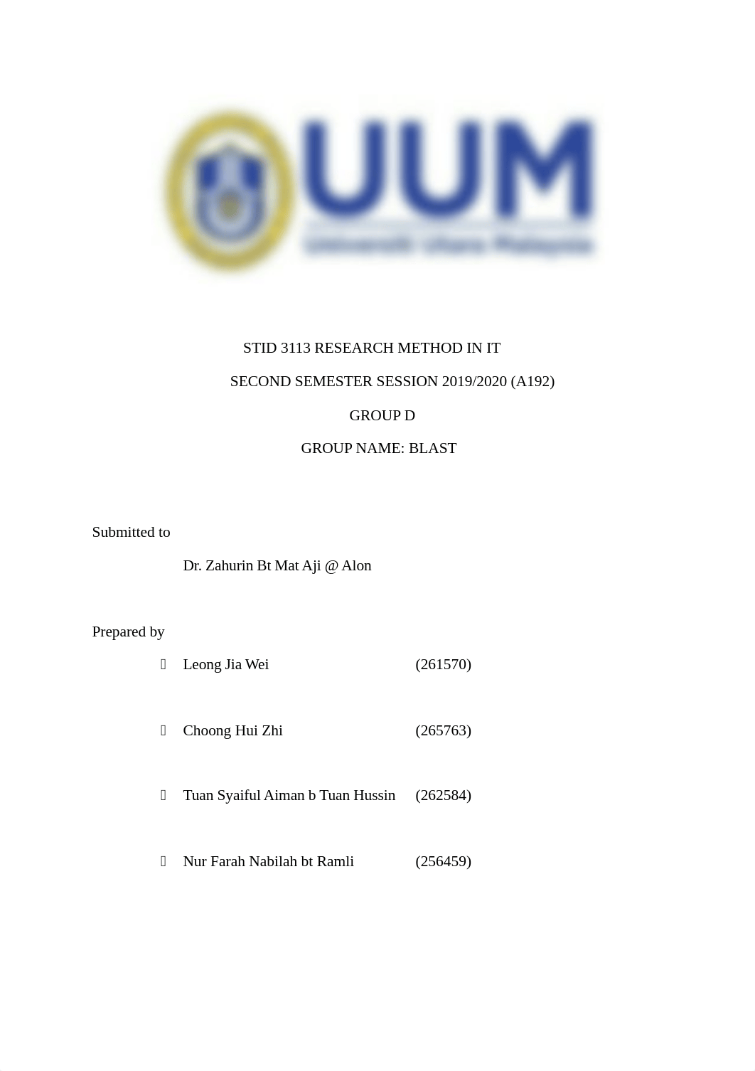 Blast STID 3113 RESEARCH METHOD IN IT Proposal (commented ZMA).docx_dg0hrprx46p_page1