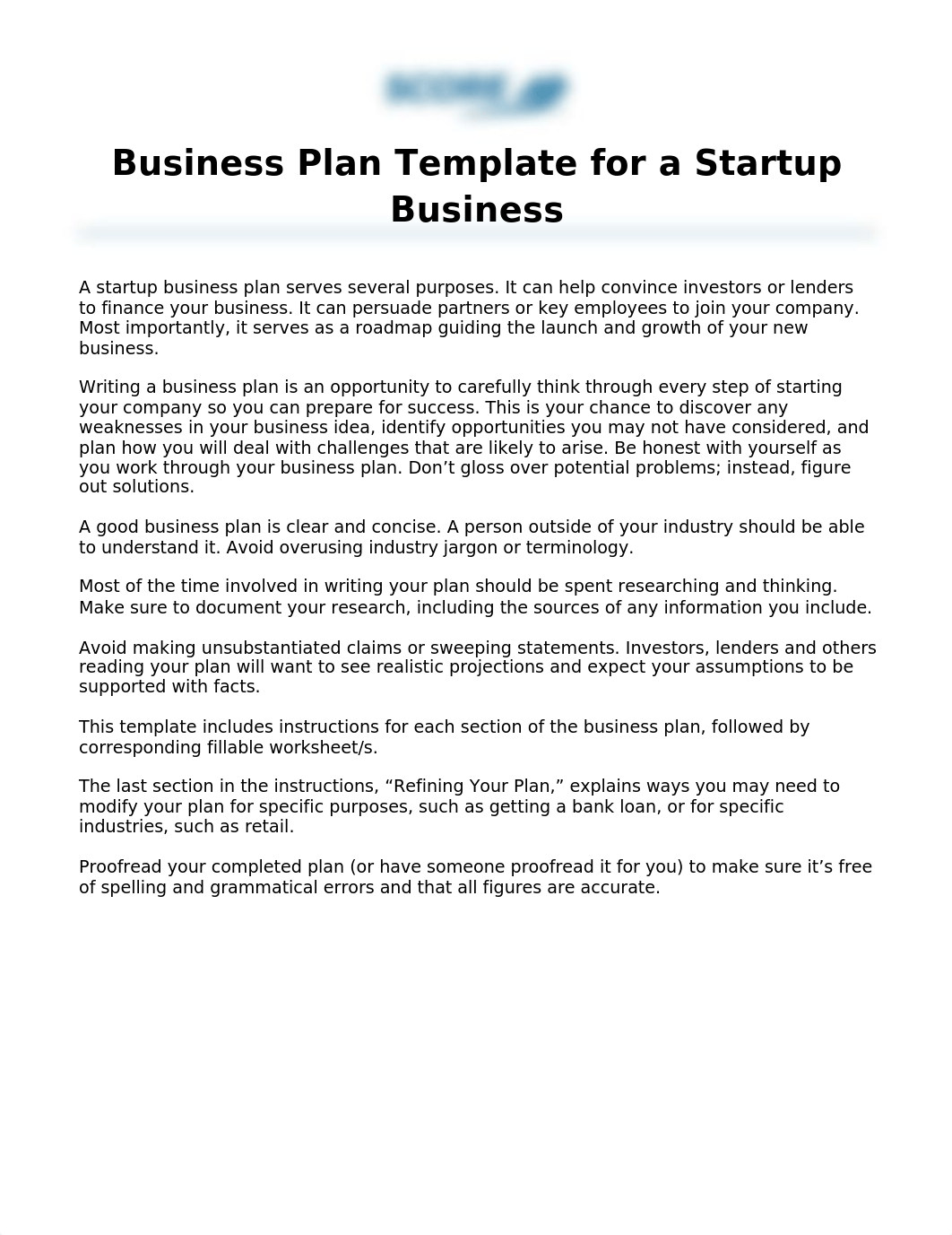 BUS 6120 Milestone  2 SCORE-Startup-Business-Plan-Template.docx_dg0o26r81n4_page1