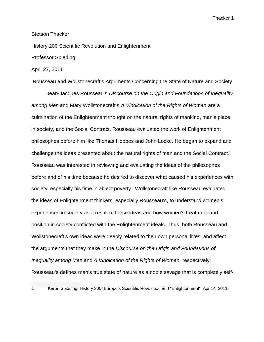 Comparative Analysis Paper on Wollstonecraft and Rousseau_dg0opkarex6_page1