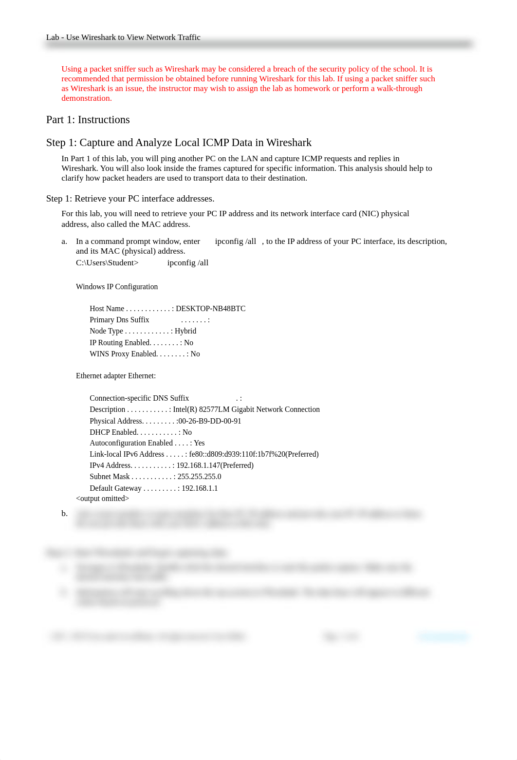 3.7.10 Lab - Use Wireshark to View Network Traffic - ILM.docx_dg0t19an4hy_page2