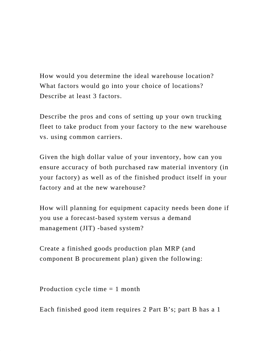 How would you determine the ideal warehouse location What fac.docx_dg0us3rih6s_page2