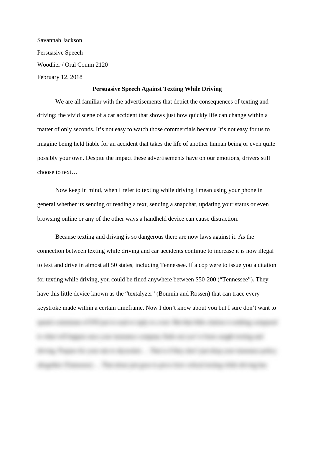 Persuasive Speech against Texting and Driving.docx_dg0wa1s577j_page1