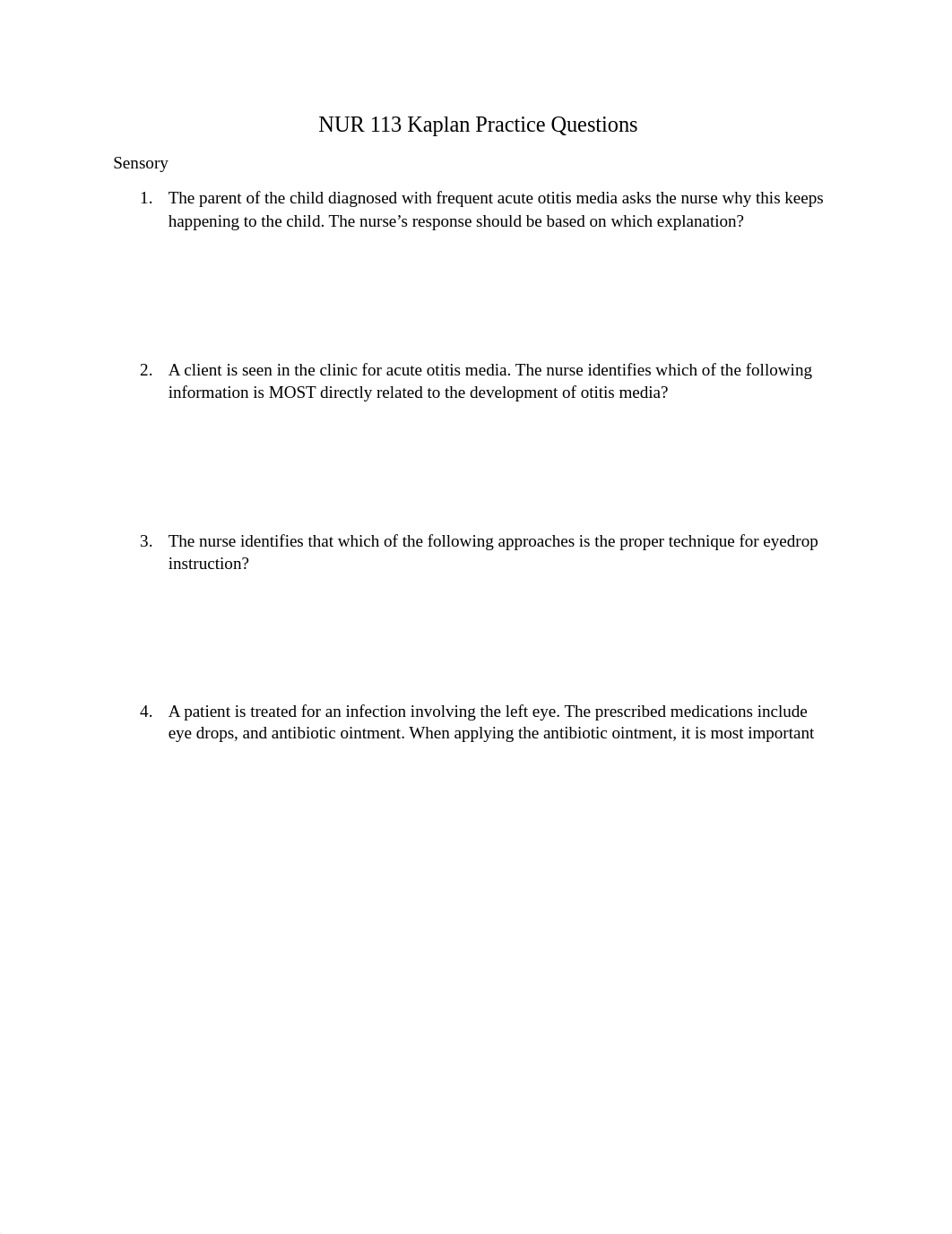 NUR 113 Kaplan Practice Questions.docx_dg12zy90coy_page1