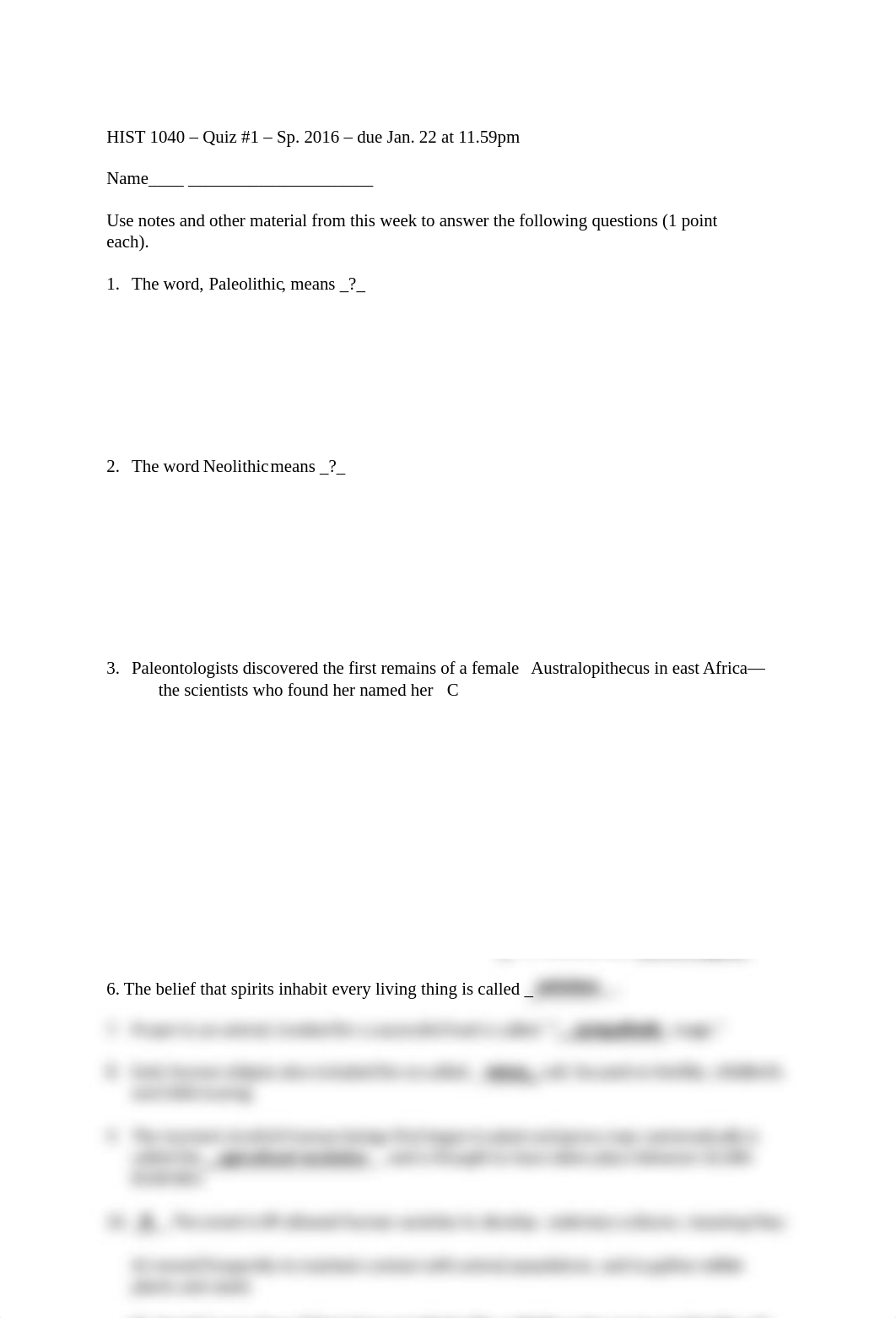 HIST 1041 - O01 - Quiz #1 - Sp. 2017 (1).docx_dg1mfyeakt5_page1