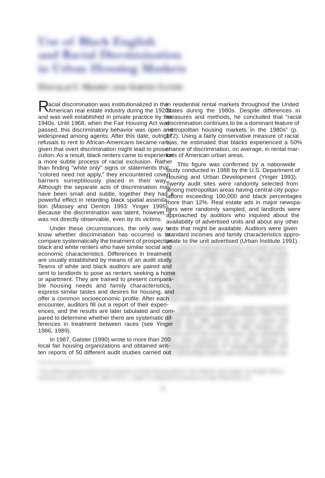 Use of Black English and Racial Discrimination in Urban Housing Markets by Douglas S. Massey and Gar_dg1tyx5t3xi_page1