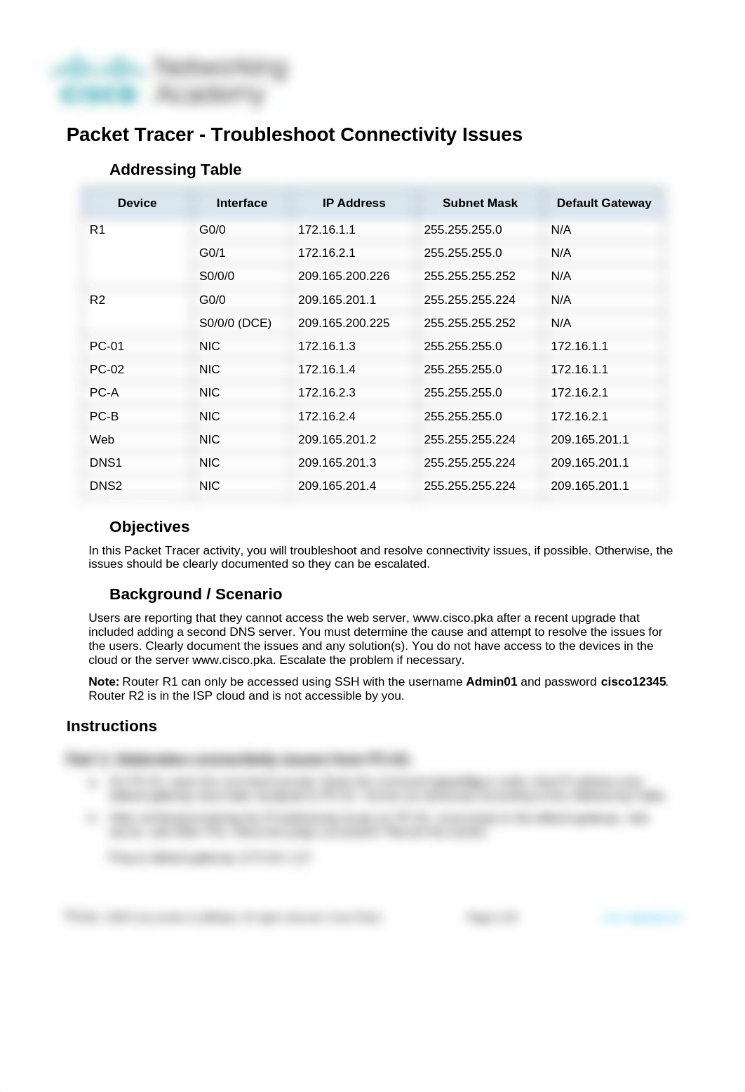 17.7.6 Packet Tracer - Troubleshoot Connectivity Issues.docx_dg1w15196pr_page1