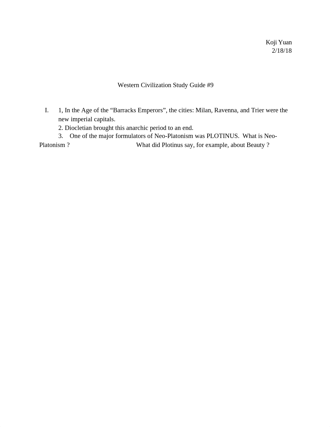 Koji Yuan Western Civ Study Guide #9.docx_dg1yv711vi8_page1