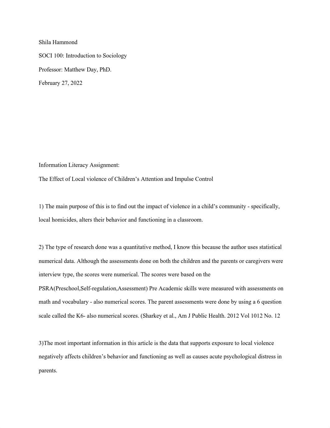 Information Literacy Assignment The Effect of Local Violence on Children's Attention and Impulse Con_dg22c8ix99a_page1