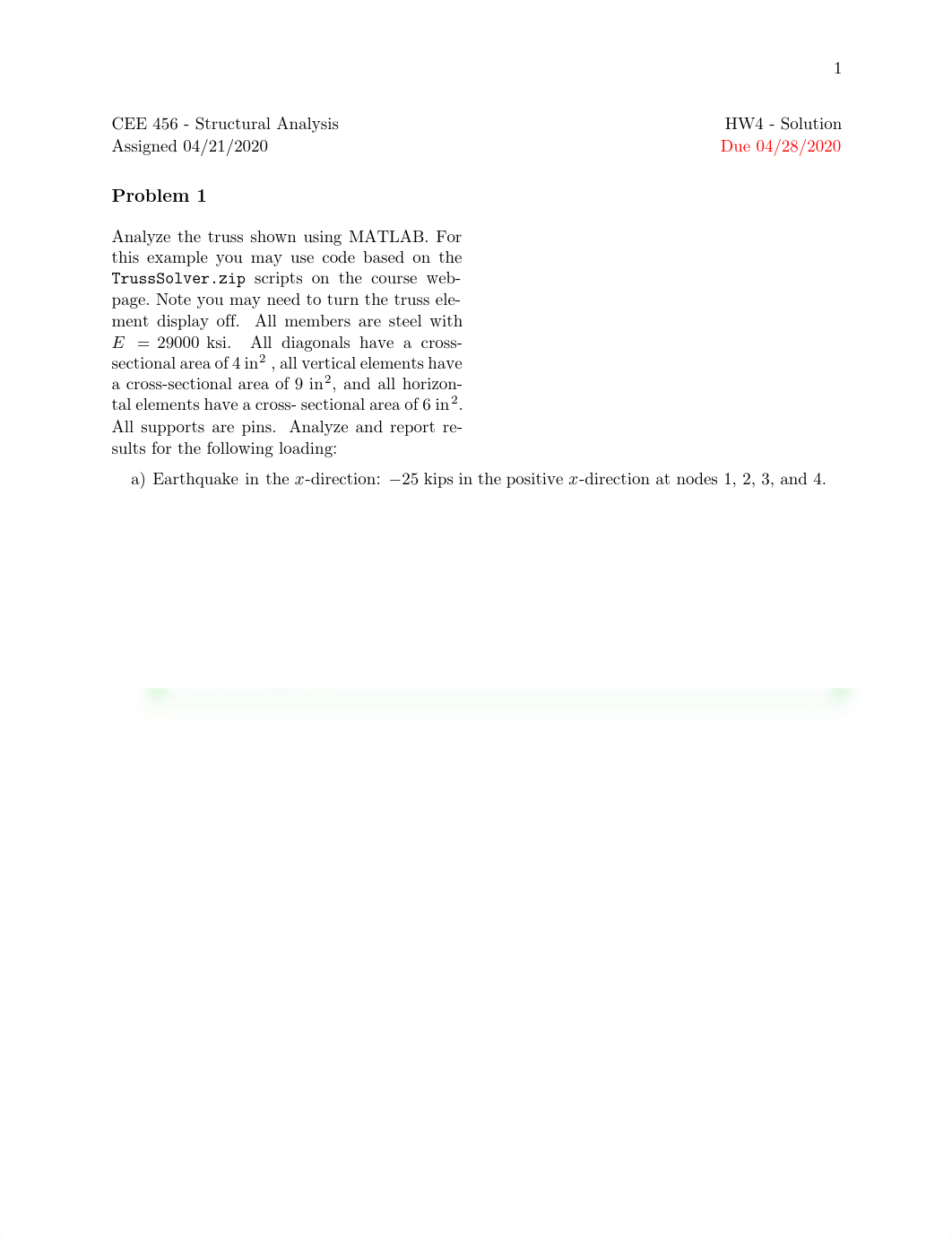 CEE 456-HW4-2020-Solution.pdf_dg22pvft3mx_page1