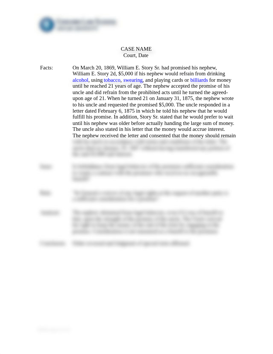 CaseBriefing_Hamer v. Sidway_dg27qv5fxjl_page1