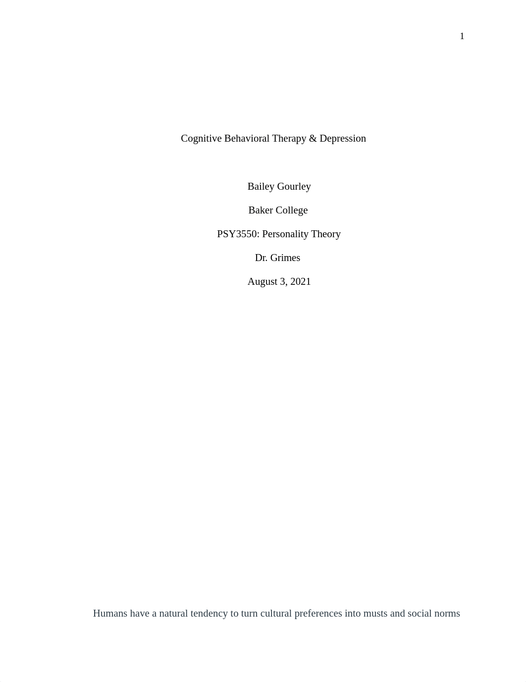 CBT & Depression - Bailey Gourley.docx_dg3dtc3tfu8_page1