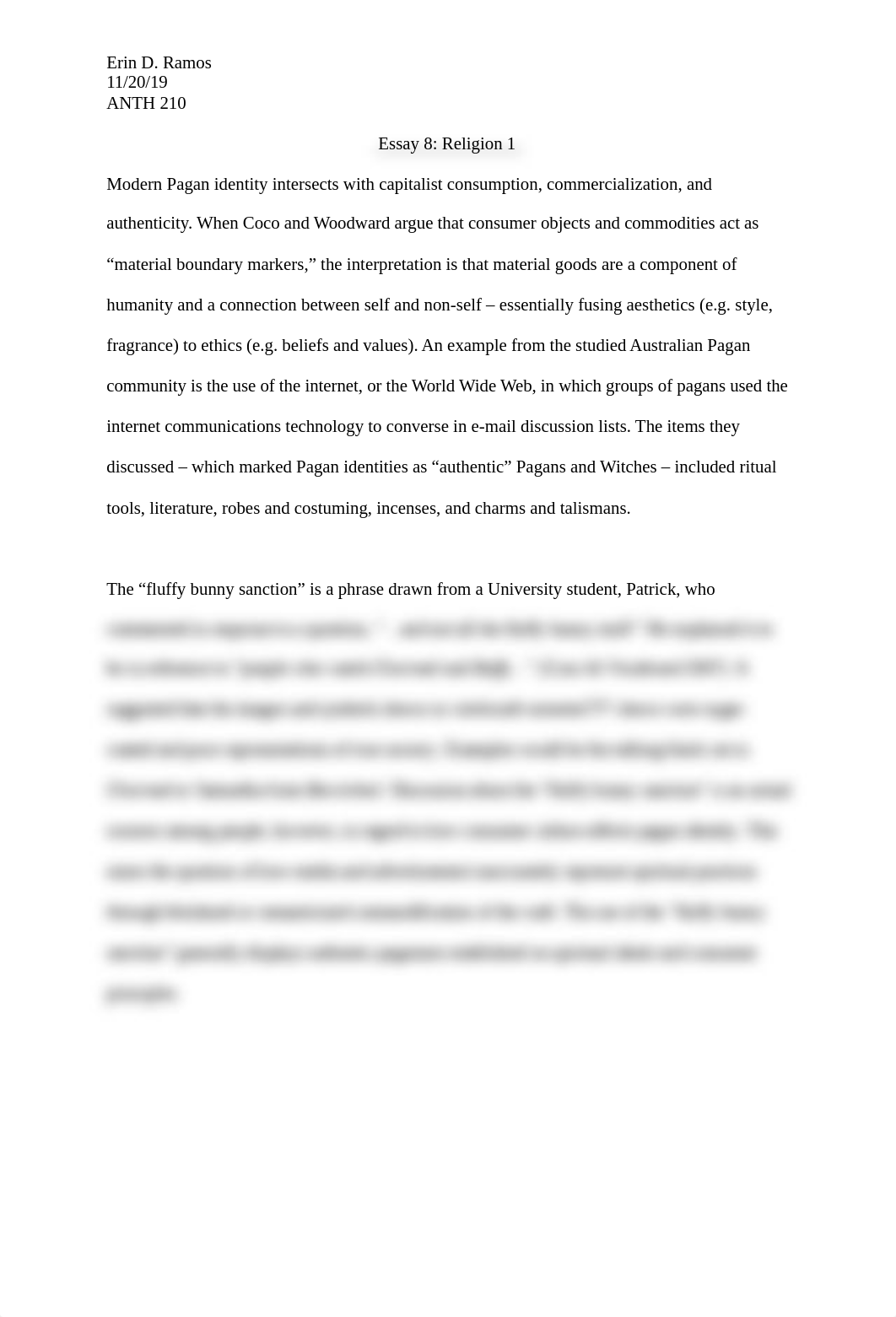 Essay 8 Religion_1 Pagan Authenticity_Erin Ramos.docx_dg3ip8fuwxy_page1