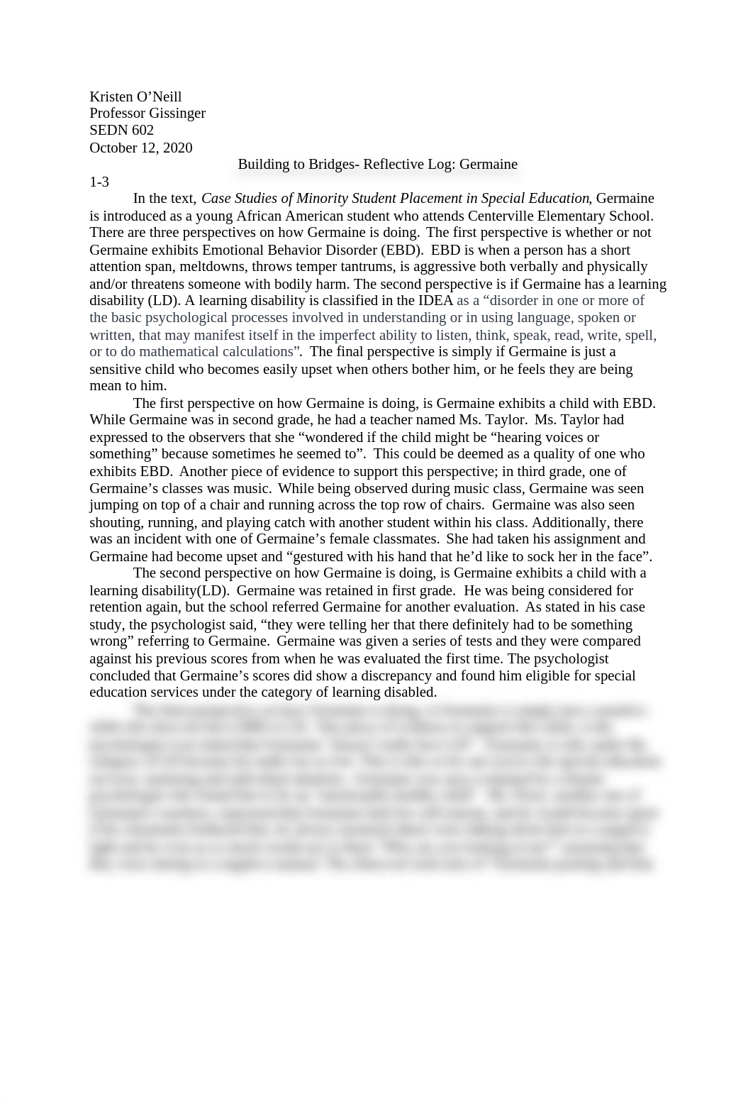 Building to Bridges- Reflective Log Germaine.docx_dg3pvazsbqk_page1