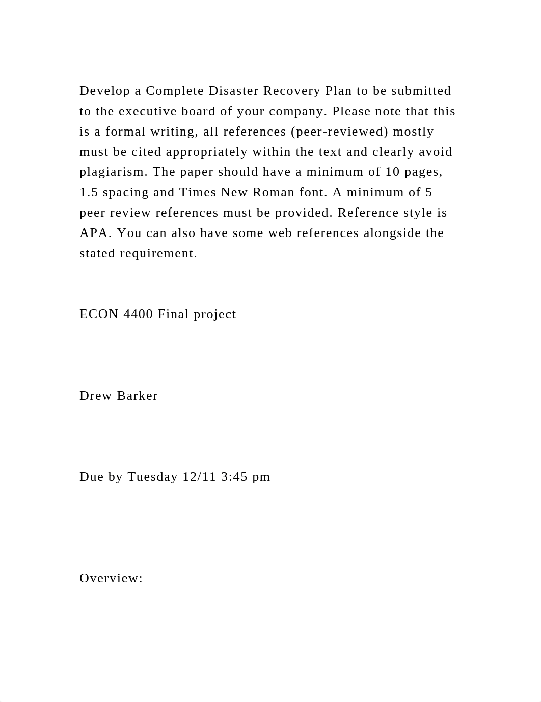 Develop a Complete Disaster Recovery Plan to be submitted to the exe.docx_dg3rzh8jmaj_page2