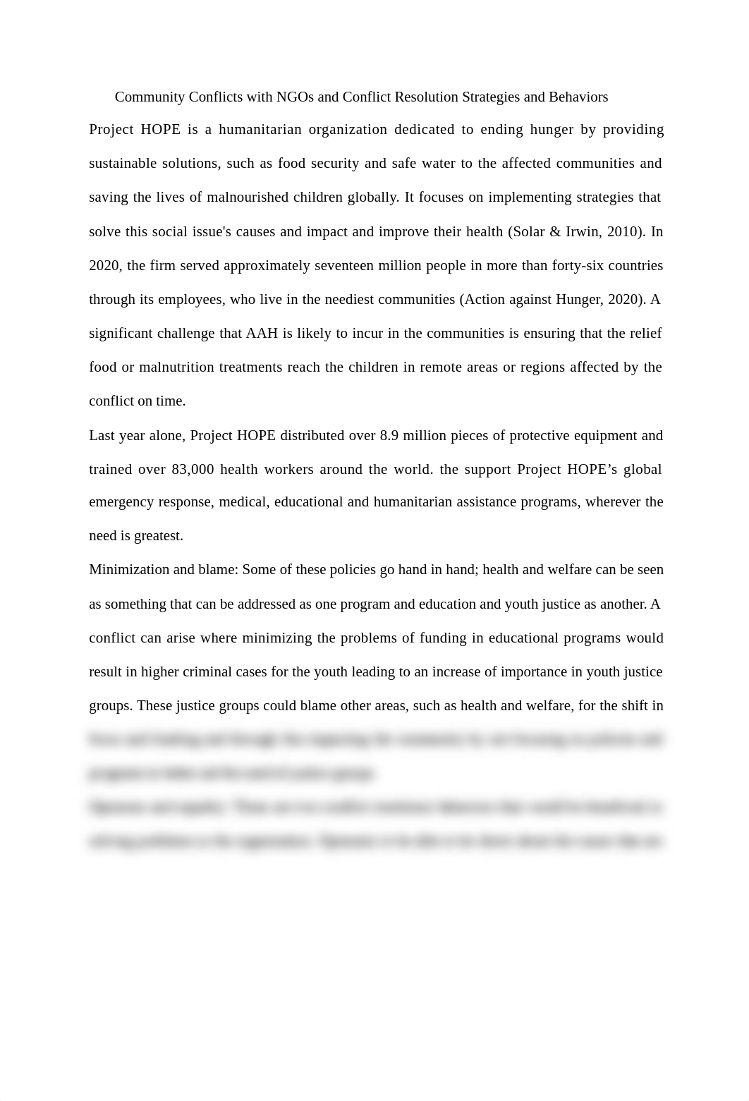 Community Conflicts with NGOs and Conflict Resolution Strategies and Behaviors.docx_dg3xgzfcgb7_page1