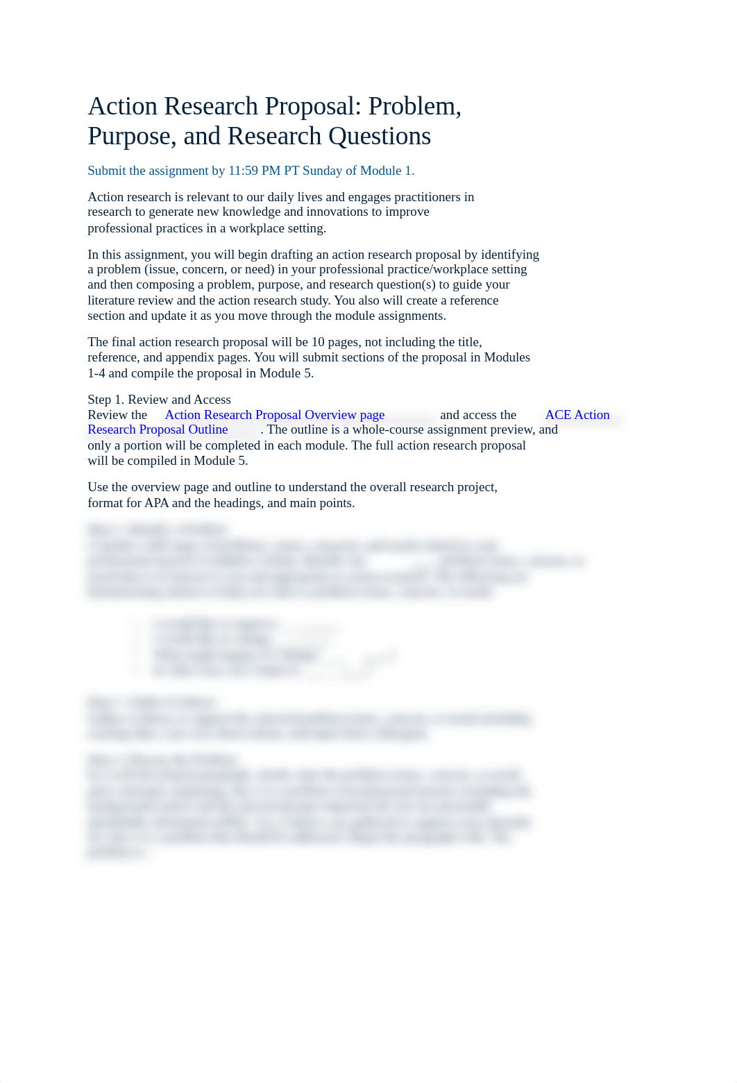 RES 5153 Action Research Proposal Problem, Purpose, and Research Questions.docx_dg43pm6bhz6_page1