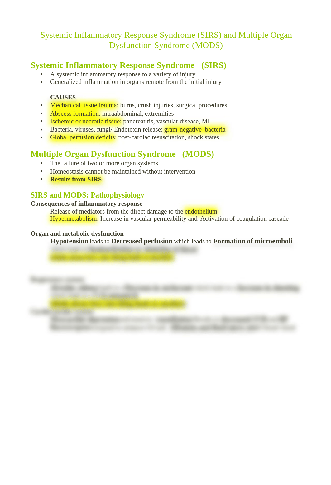 SIRS and MODS with Key points.odt_dg45c5vl4ab_page1