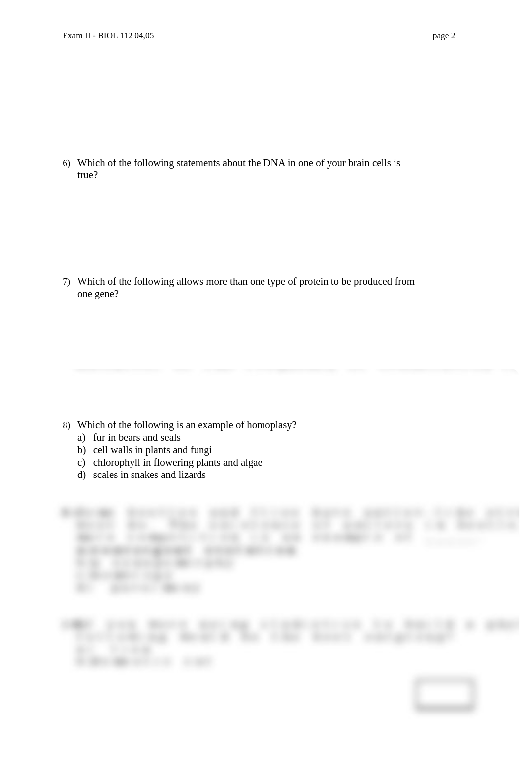 BIOL 112 S15 - Exam II vers 01 answers student.docx_dg4fusst5vl_page2