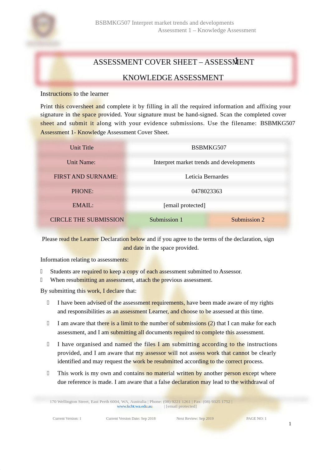 Leticia Bernades dos Santos BSBMKG507 Assessment 1  V1 Sep 2018.docx_dg4xy10jv6e_page1