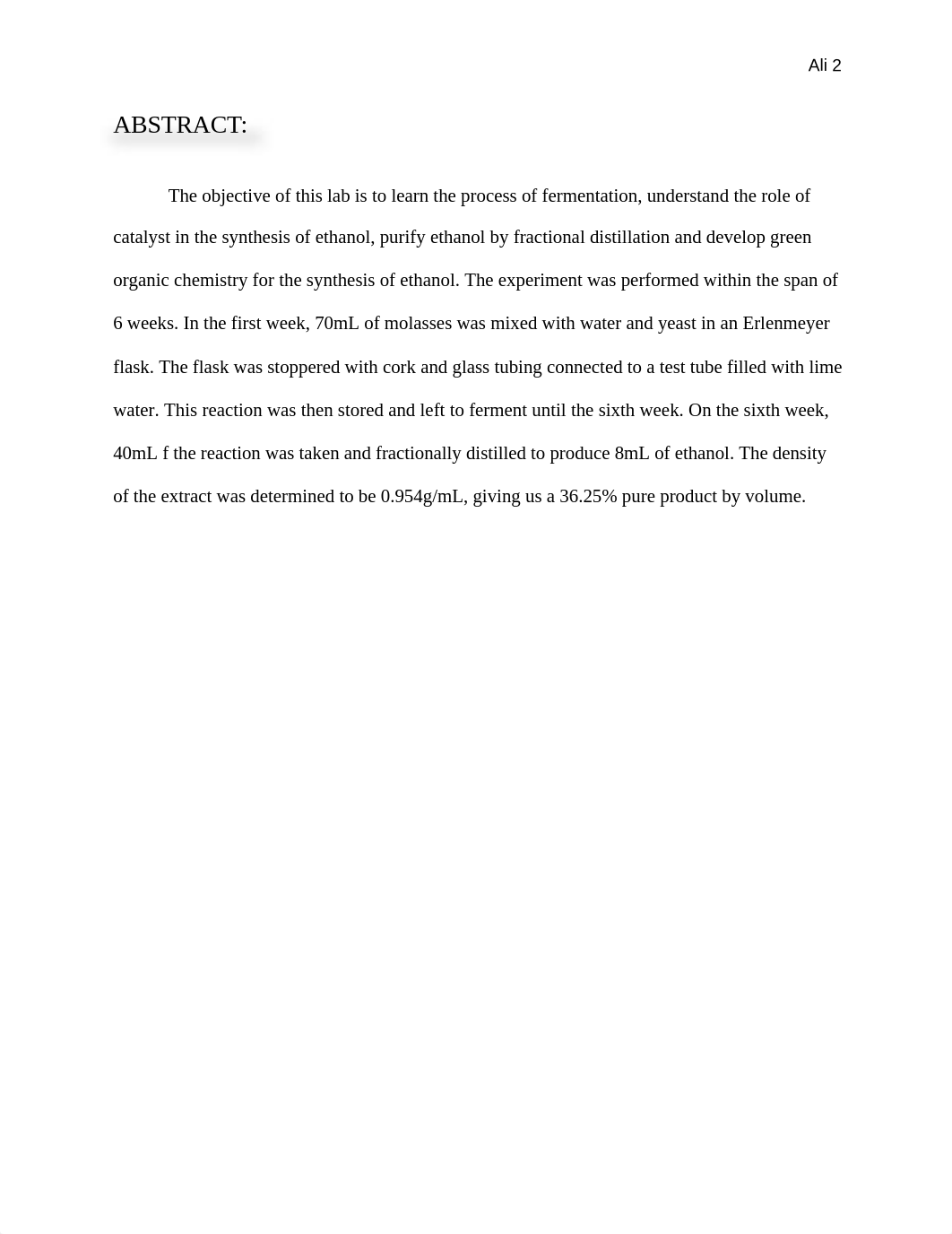 Biosynthesis of Ethanol from Molasses Lab Report_dg505ut82nj_page2