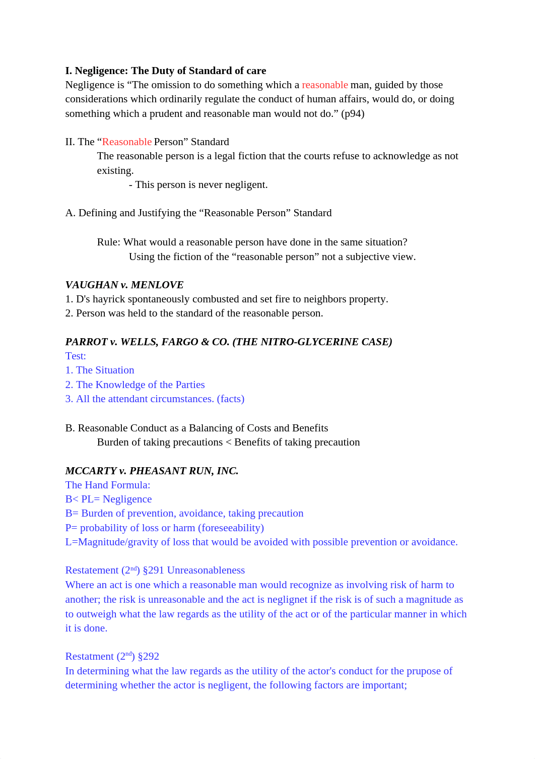 Torts Outline Negligence_dg5500xafk3_page1