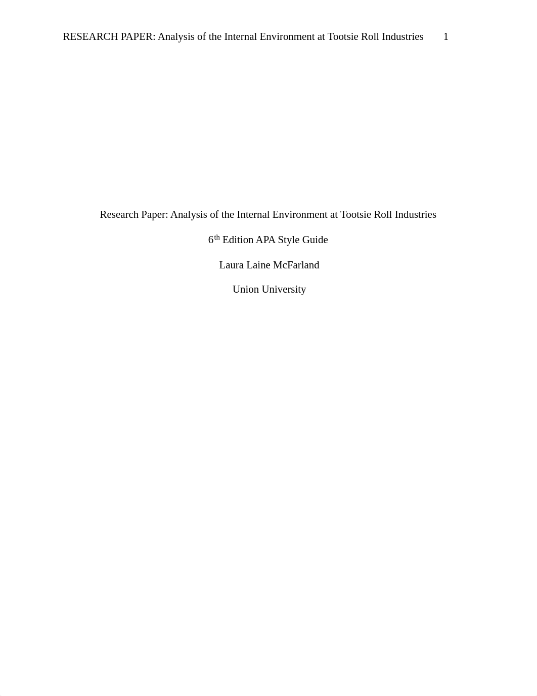 Research Paper - Analysis of the Internal Environment at Tootsie Roll Industries.pdf_dg57plcn3nv_page1