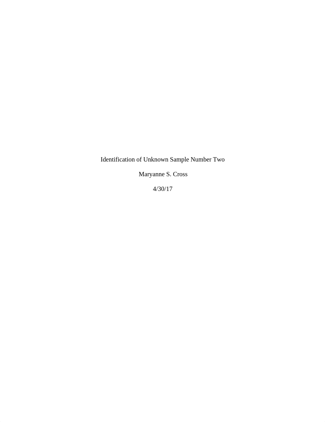 Identification of Unknown Sample Number Two.docx_dg5exqottx7_page1