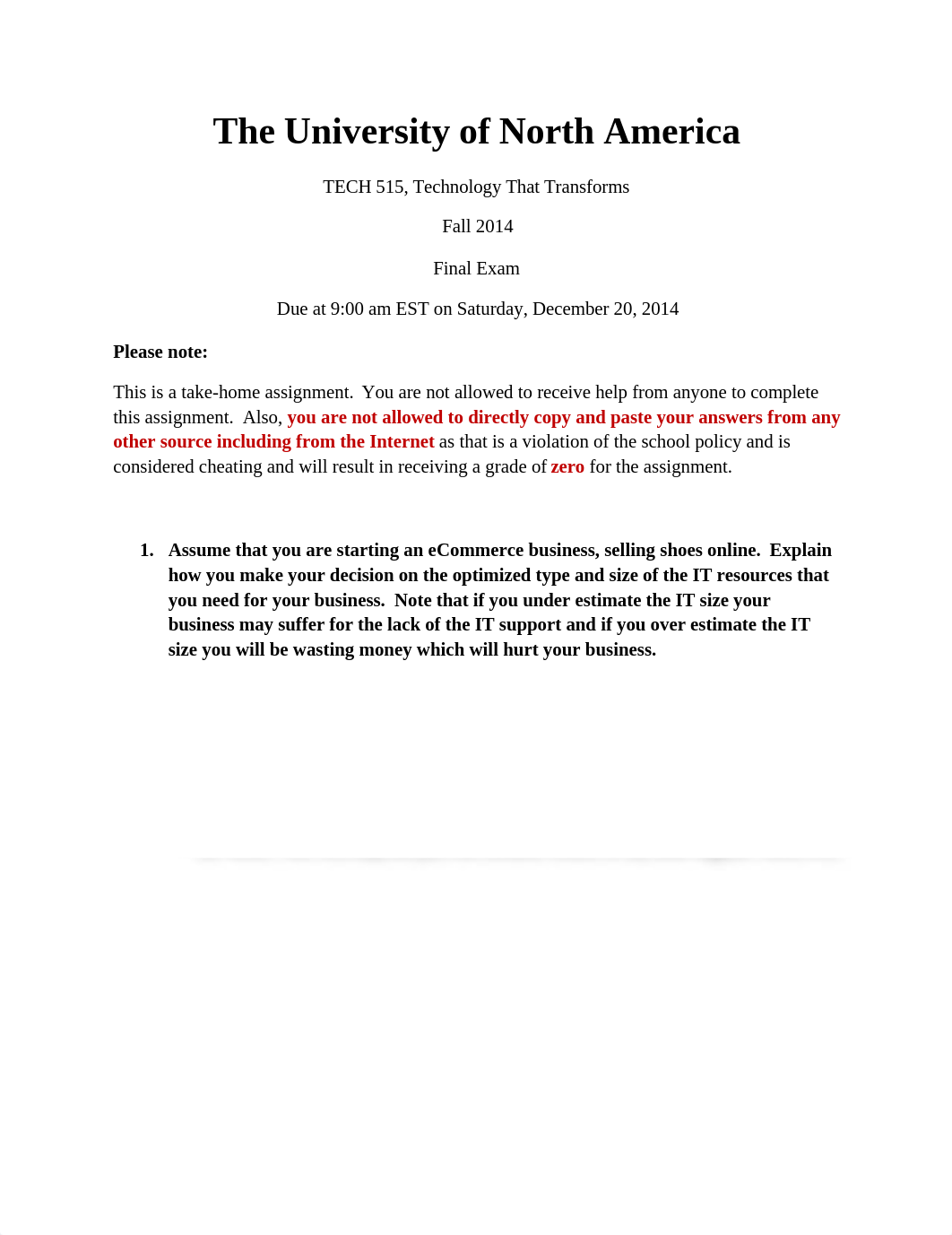 Bharadwaj Popuri Venkata TECH 515 Final Exam.doc_dg5hvnmwtdd_page1