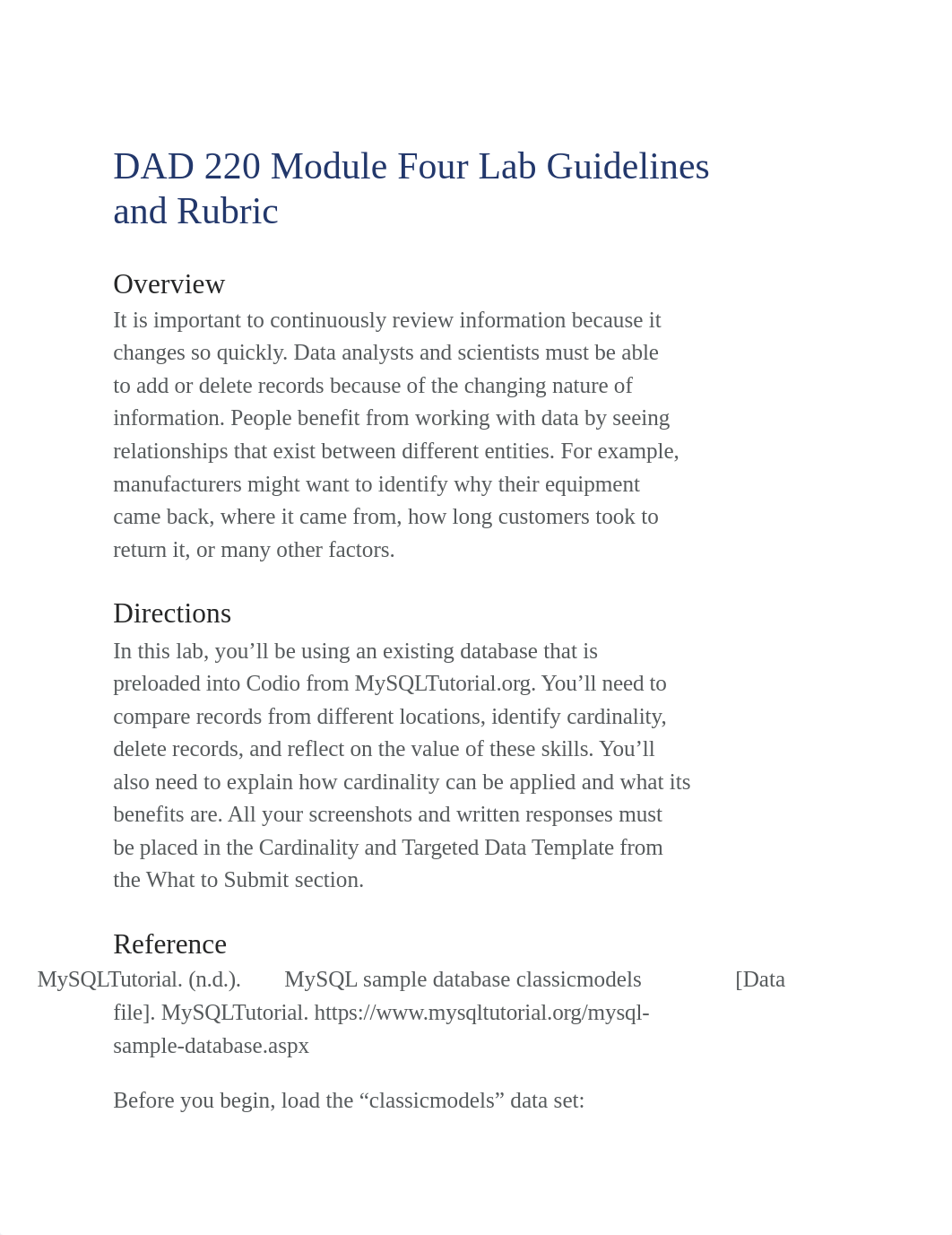 DAD 220 Module Four Lab Guidelines and Rubric.docx_dg6akmteal2_page1