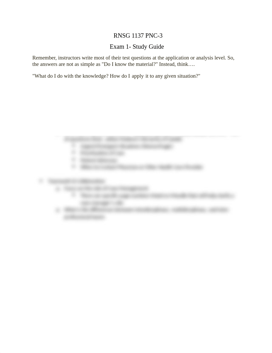 RNSG 1137 PNC exam 1 study guide.docx_dg71bov9wwr_page1