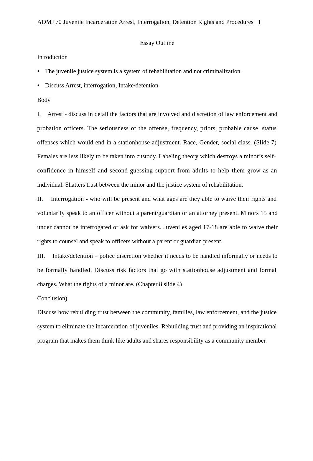 Mid term 2- Juvenile Incarceration Essay.docx_dg769i6qjnu_page1