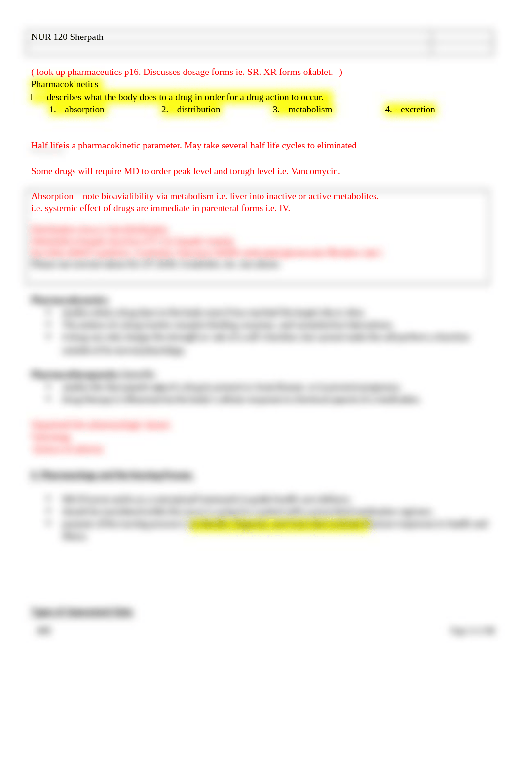 NUR120 Sherpath Ch 1.  Pharmacology . Nursing Process.docx_dg7cafblzdq_page2