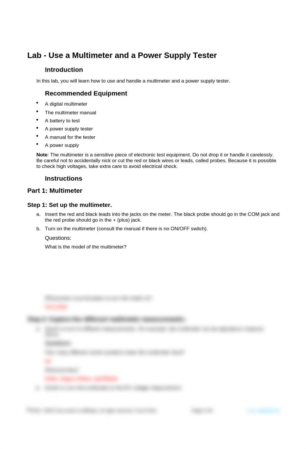 4.2.3.5 Lab - Use a Multimeter and a Power Supply Tester.docx_dg7pv2ys3m5_page1