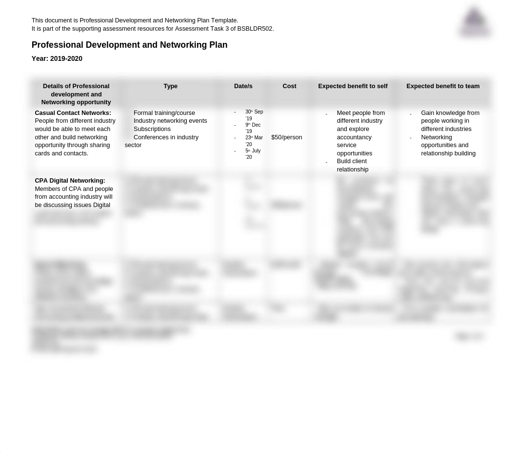 Professional Dervelopment and Networking Plan Template.docx_dg7uigas09z_page1