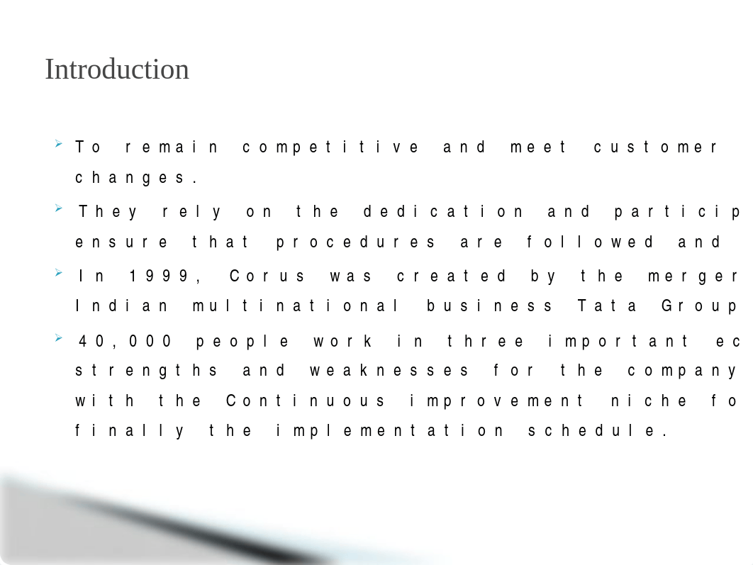 Corus Continuous Improvement Application case study.pptx_dg8ab4genev_page2