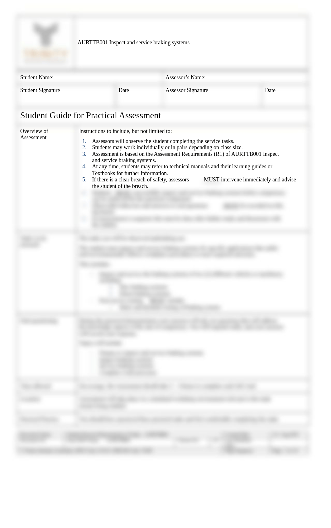 AURTTB001_Assessment 2 Practical Demonstration Tasks_V2.docx_dg8dtdtf571_page2