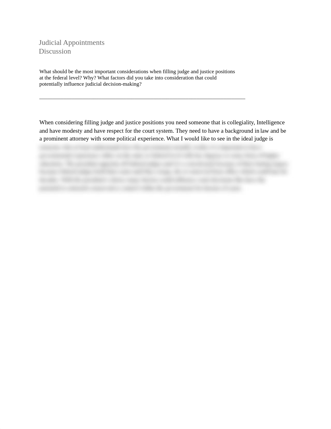 American Governement PSC101 Judicial Appointments Discussion.docx_dg8e2vmqgc5_page1